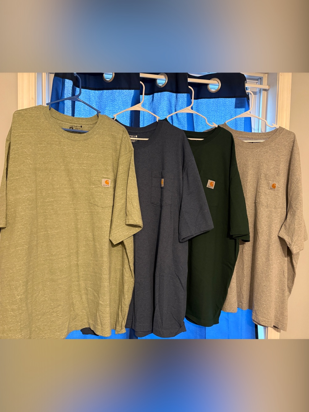 Carhartt Men's Sweatshirt Lot - Olive, Navy, Forest Green, Heather Gray